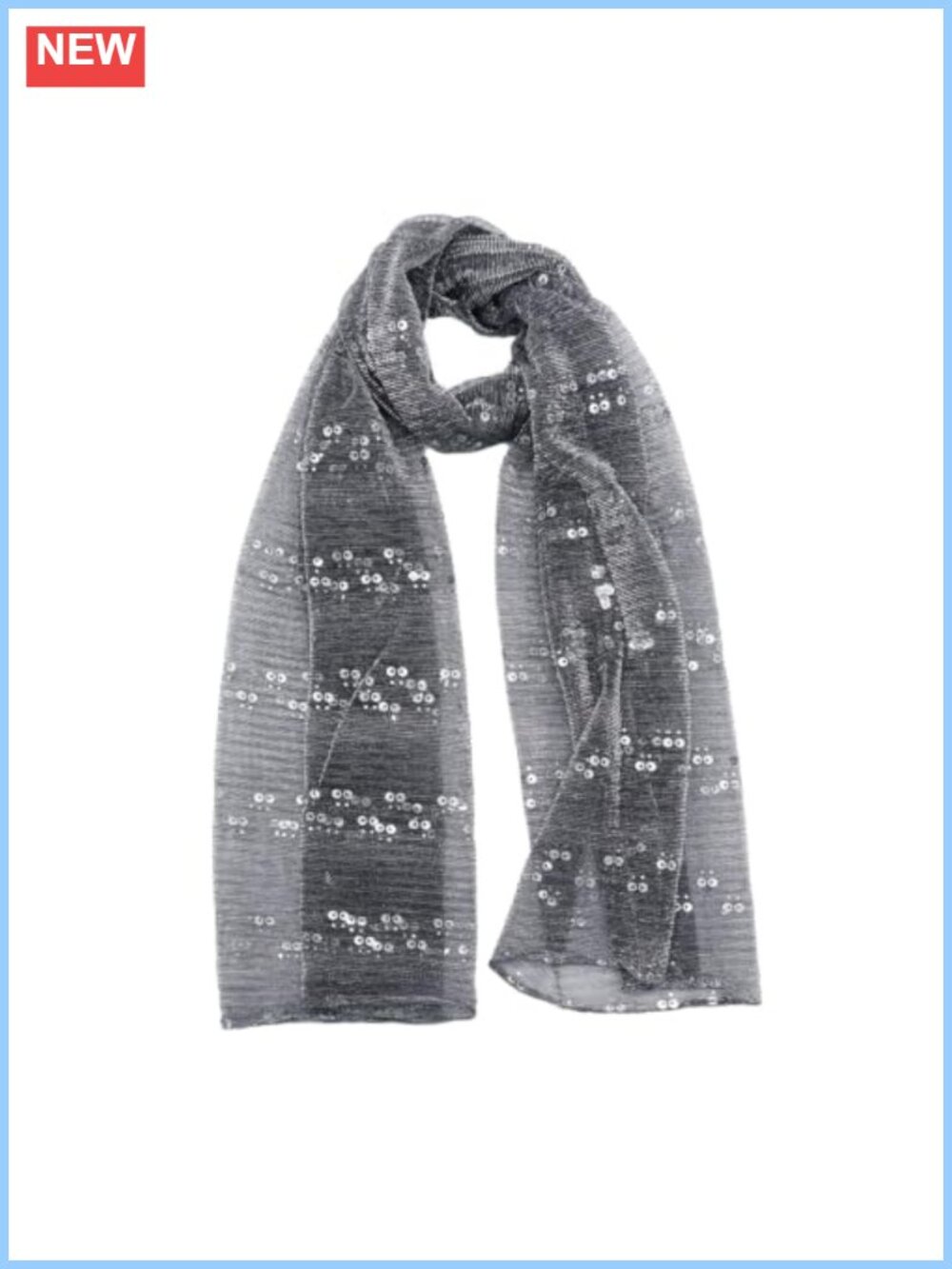Sequin Womens Shawl Evening Dress Wrap Neck Scarf Lightweight